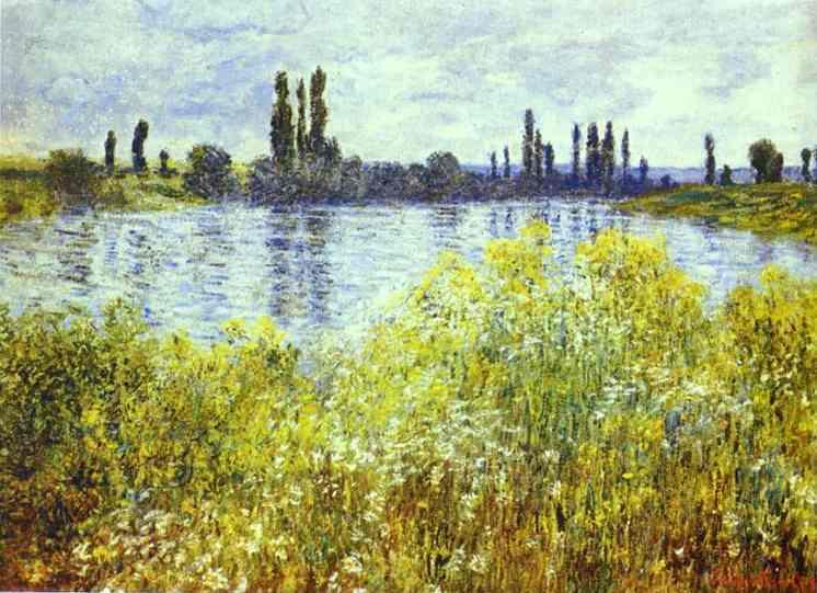 Claude Monet Bank of the Seine Vetheuil